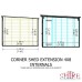 Barclay 12 x 8 Summerhouse with Storage Shed